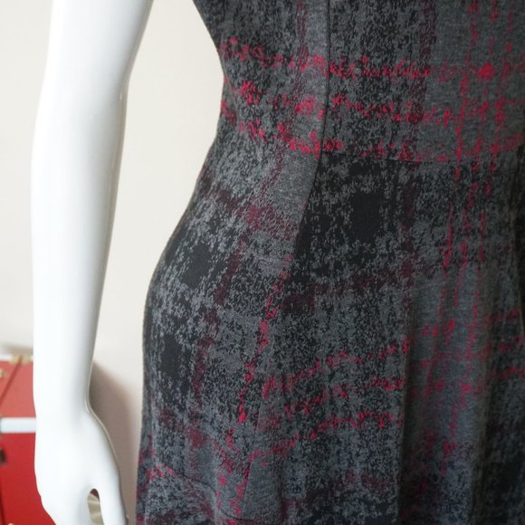 Betsy Johnson Pink & Gray Plaid Dress - Picture 6 of 7